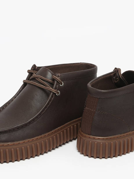 Ankle Derby Shoes Torhill In Leather Clarks Brown men 26183425 other view 2