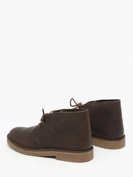Boots Desert In Leather Clarks Brown men 26183363 other view 2