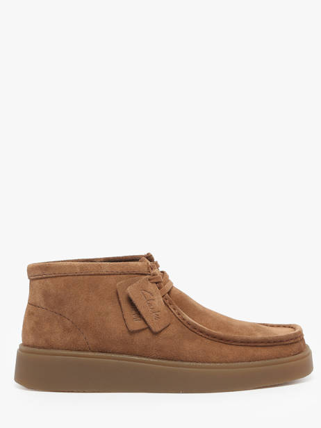 Ankle Derby Shoes Torview In Leather Clarks Brown men 26184609