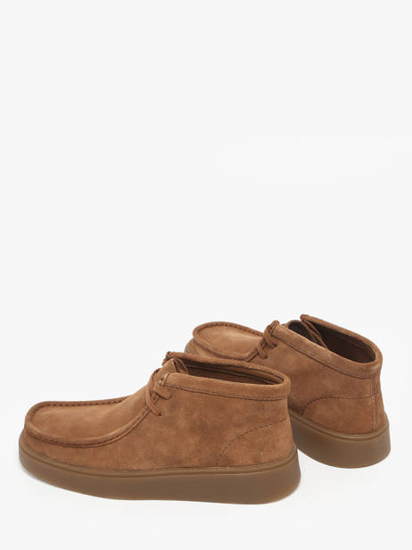 Ankle Derby Shoes Torview In Leather Clarks Brown men 26184609 other view 2