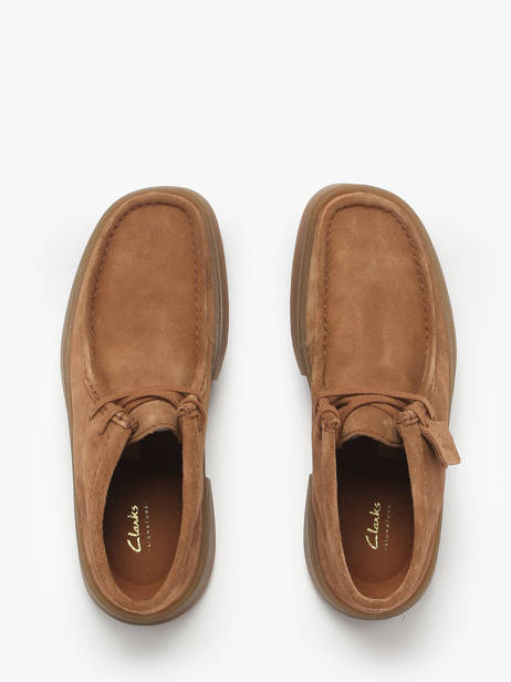 Ankle Derby Shoes Torview In Leather Clarks Brown men 26184609 other view 3