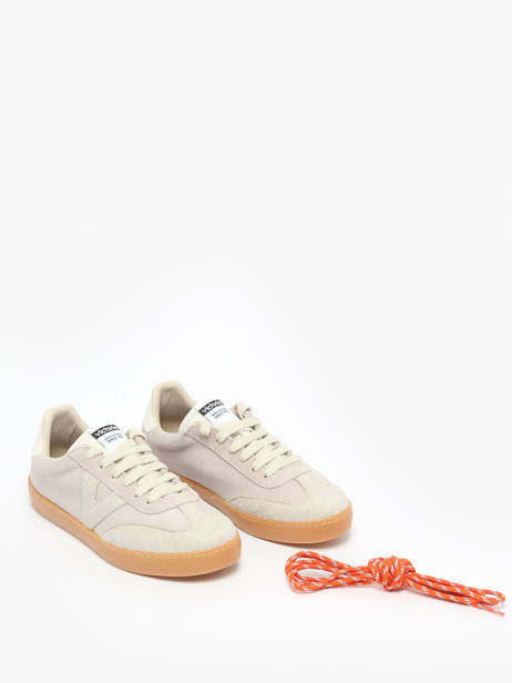 Sneakers Berlin In Leather Victoria Beige women 1126229 other view 1