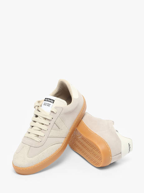 Sneakers Berlin In Leather Victoria Beige women 1126229 other view 2