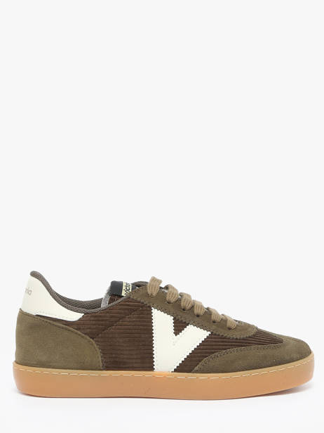 Sneakers Berlin In Leather Victoria Green women 1126220
