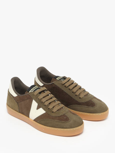 Sneakers Berlin In Leather Victoria Green women 1126220 other view 1