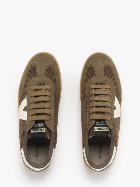 Sneakers Berlin In Leather Victoria Green women 1126220 other view 3