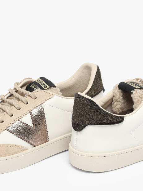 Sneakers Berlin In Leather Victoria Beige women 1126222 other view 2