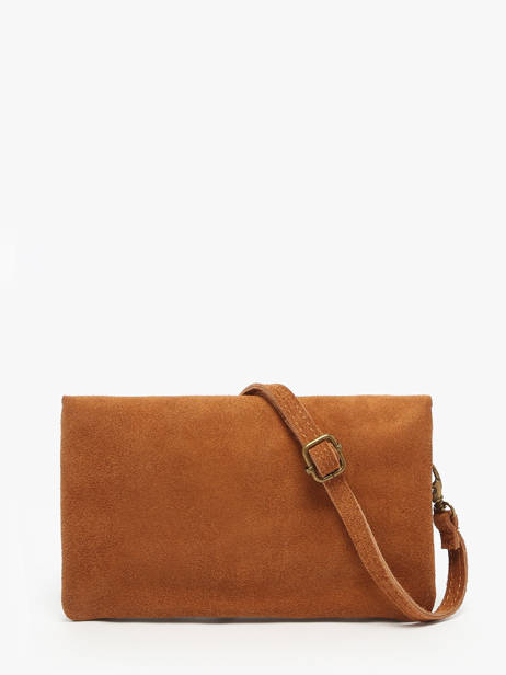 Sac Bandoulière Velvet Cuir Milano Marron velvet VE23067 vue secondaire 4