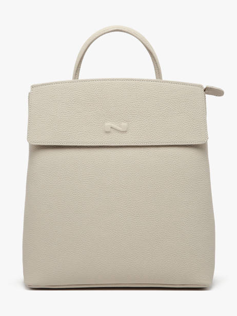 Leather Cassandra Backpack Nathan baume Beige nathan 22
