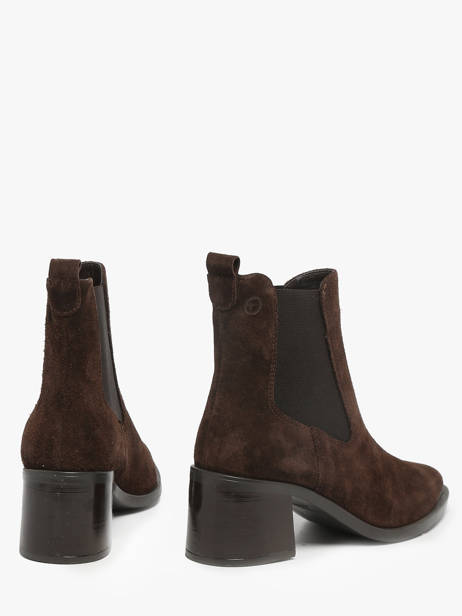 Bottines à Talon En Cuir Tamaris Marron women 45 vue secondaire 3