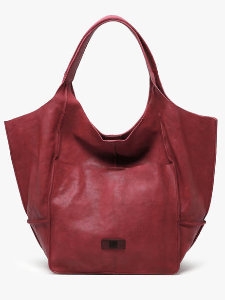 Shoulder Bag Heritage Leather Biba Red heritage HOM1L