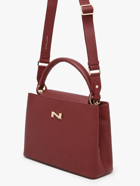 Leather Magnolia Top-handle Bag Nathan baume Red eden 3 other view 1