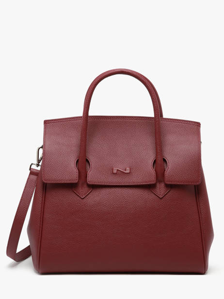 Top Handle Clara Leather Nathan baume Red nathan 2