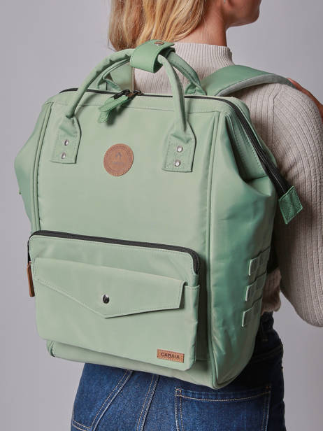 Customisable Backpack Adventurer Medium Cabaia Green adventurer BAGS other view 1