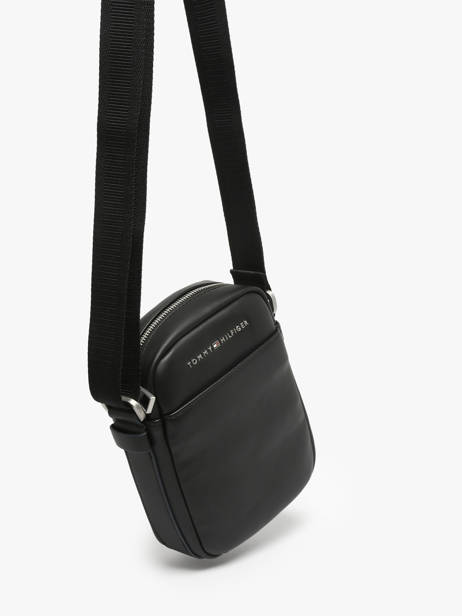 Sac Bandoulière Tommy hilfiger Noir th city AM01941 vue secondaire 3