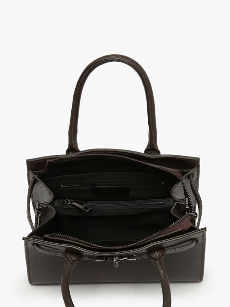 Sac à Main Caviar Cuir Milano Marron caviar CA24063 vue secondaire 2