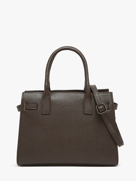 Sac à Main Caviar Cuir Milano Marron caviar CA24063 vue secondaire 3