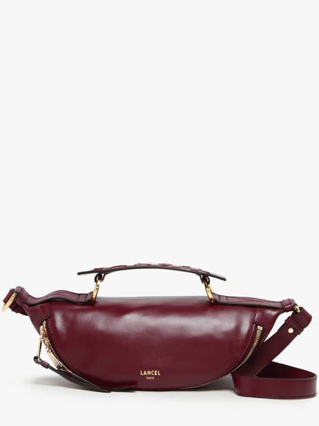 Small Leather Origami Crossbody Bag Lancel Red origami A12527