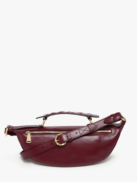 Small Leather Origami Crossbody Bag Lancel Red origami A12527 other view 4