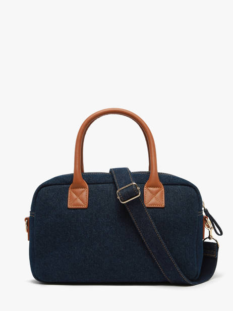 Small Le Dandy Denim Brut Crossbody Bag Paul marius Blue denim brut DANDSDEB other view 4