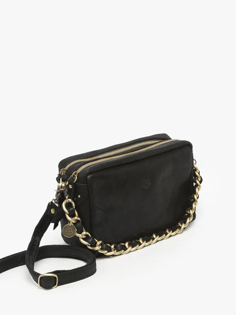 Crossbody Bag Vintage Leather Mila louise Black vintage 23673X other view 2