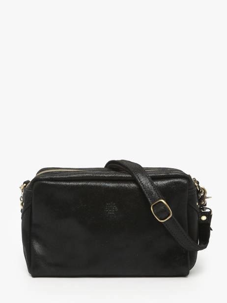 Crossbody Bag Vintage Leather Mila louise Black vintage 23673X other view 4