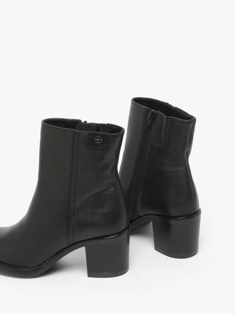 Heeled Boots In Leather Tamaris Black accessoires 45 other view 3
