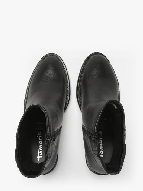 Heeled Boots In Leather Tamaris Black accessoires 45 other view 4