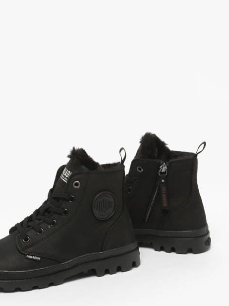 Boots Pampa Hi Zip Wl In Leather Palladium Black accessoires 95982010 other view 3