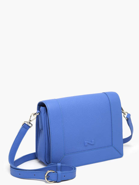 Sac Bandoulière Rotterdam Cuir Nathan baume Bleu mondrian 3 vue secondaire 2