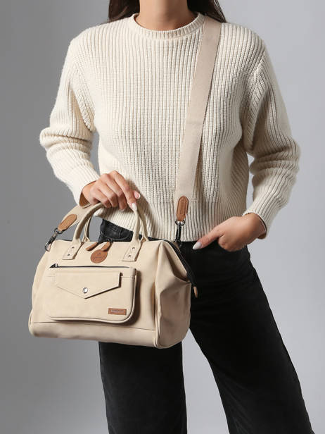 Sac Bandoulière Crossbody L Cabaia Beige crossbody L vue secondaire 1