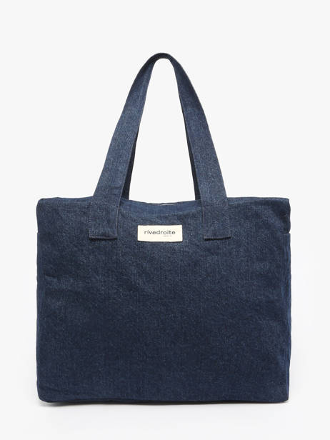 Shoulder Bag Célestins Recycled Coton Rivedroite Blue timeless CELESTIM