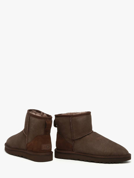 Classic Mini Ii Boots In Leather Ugg Brown accessoires 1016222 other view 2