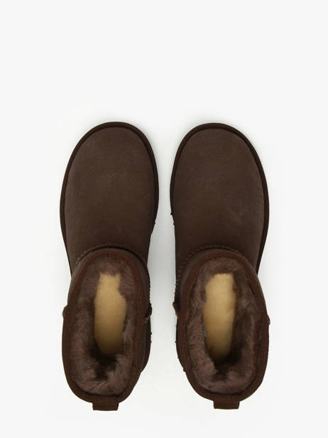 Classic Mini Ii Boots In Leather Ugg Brown accessoires 1016222 other view 3