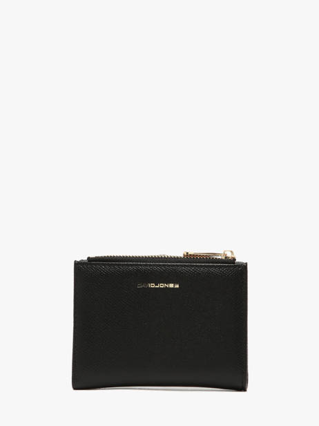 Wallet Saffiano David jones Black saffiano P163 other view 2