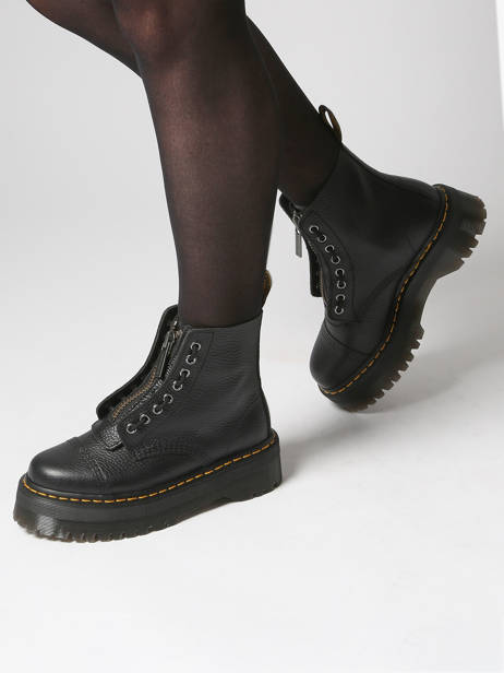 Sinclair Boots In Leather Dr martens Black accessoires 22564001 other view 1