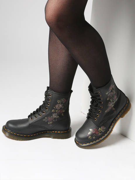 Boots 1460 In Leather Dr martens Black accessoires 32070001 other view 1