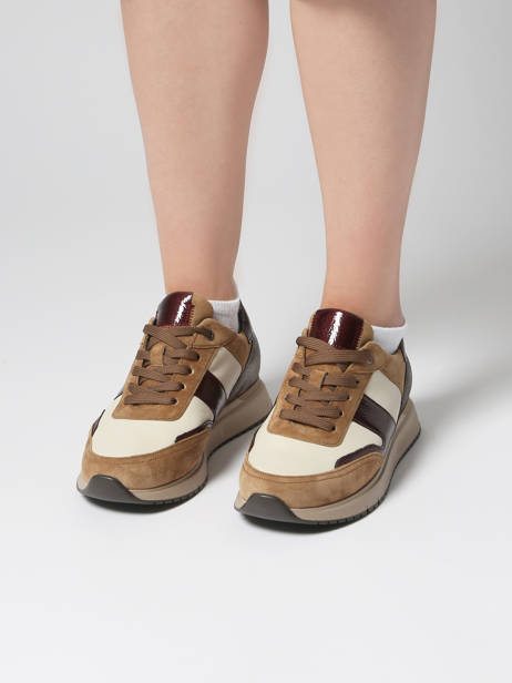 Sneakers In Leather Gabor Brown accessoires 20 other view 1