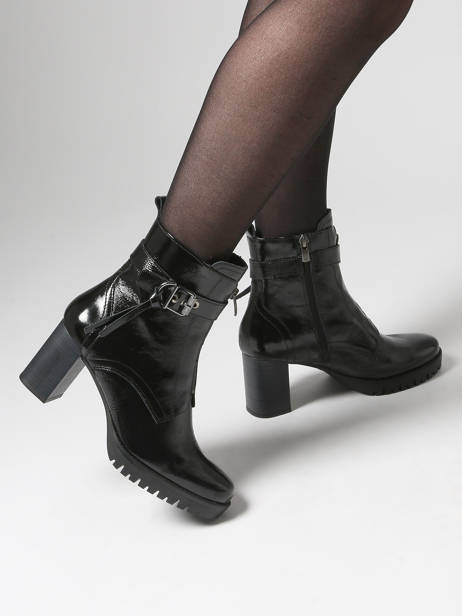 Heeled Boots Evie In Leather Dorking Black accessoires D9163 other view 1