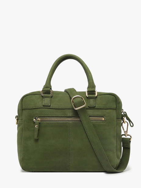 Leather Baby Macy Crossbody Bag Nat et nin Green vintage BABYMACY other view 4