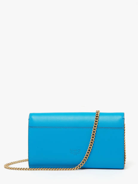 Crossbody Bag Love Bag Icon Leather Pinko Blue love bag icon A0F1 other view 4