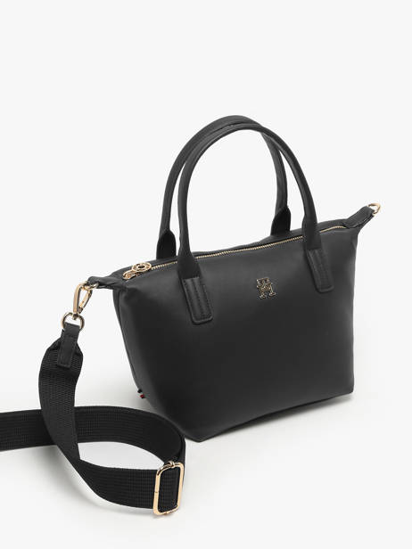 Sac à Main Popette Polyester Recyclé Tommy hilfiger Noir popette AW17708 vue secondaire 2