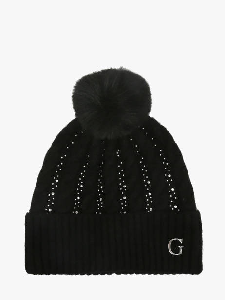 Bonnet Guess Noir accessoires 385POL01
