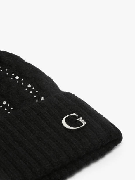 Bonnet Guess Noir accessoires 385POL01 vue secondaire 1