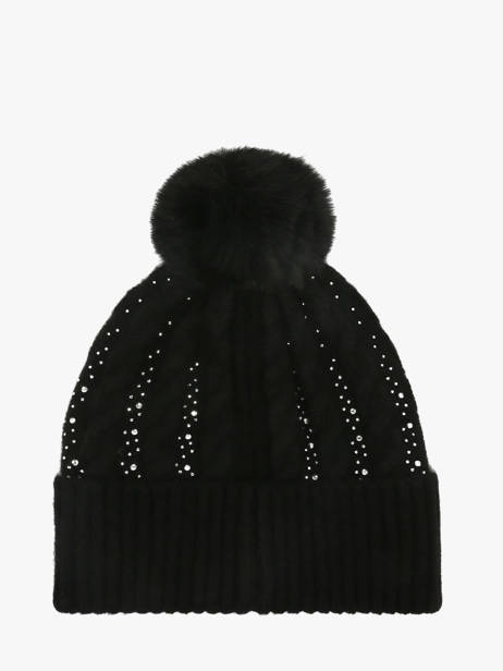 Bonnet Guess Noir accessoires 385POL01 vue secondaire 2