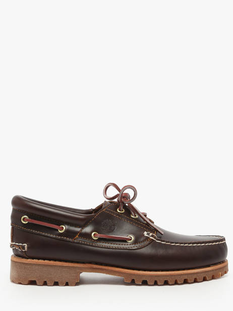 Chaussures Bateau En Cuir Timberland Marron men 32141