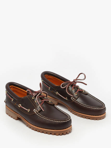 Chaussures Bateau En Cuir Timberland Marron men 32141 vue secondaire 1