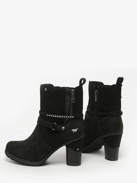 Bottines à Talon Mustang Noir women M0162009 vue secondaire 2