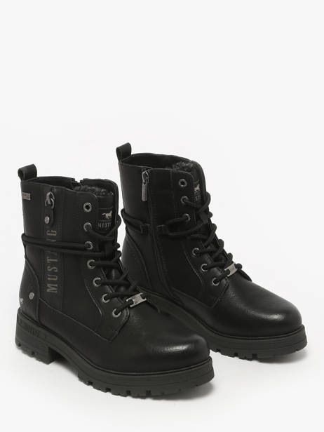 Bottines Mustang Noir women M0042003 vue secondaire 1