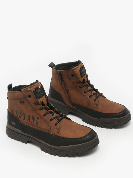 Bottines Mustang Marron men M0101004 vue secondaire 1